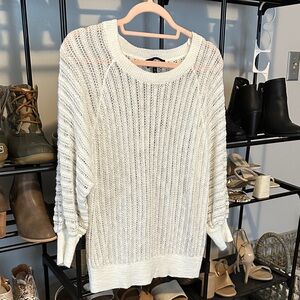 Express Women's Cream Knit Sweater